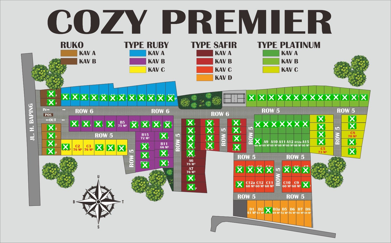 Site Plan Cozy Group